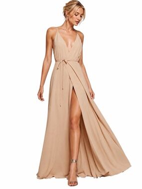 Reformation Callalily Wrap Dress | Maxi Balletcore Coquette size 8